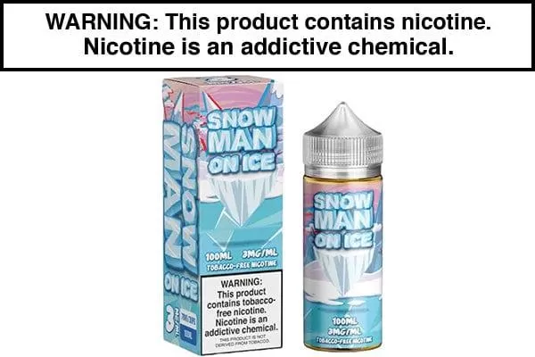 SNOW MAN ON ICE BY JUICE MAN 100ML - Vapejuice