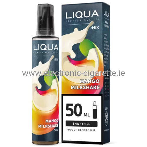 Mango Milkshake – LiQua 50ml Short Fill Mix and Go
