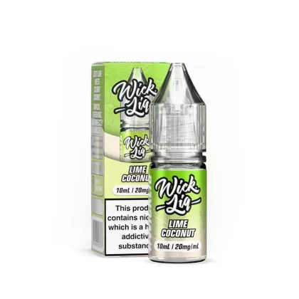 Wick Liq Bar Juice Lime Coconut 10ml Nic Salts E-Liquid - 5mg