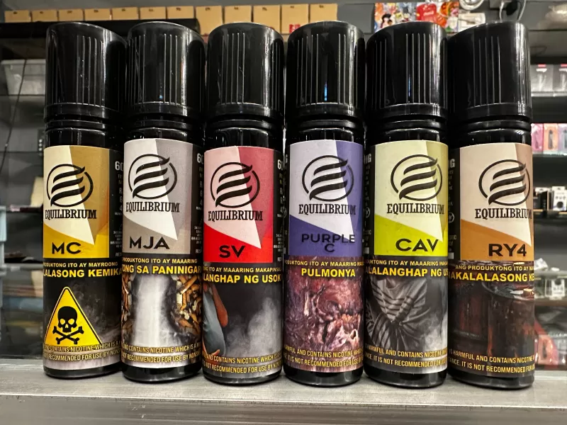 Equilibrium 60ml 50vg/50pg 12/24/36mg freebase ejuice - MC (mamon cake / 12mg