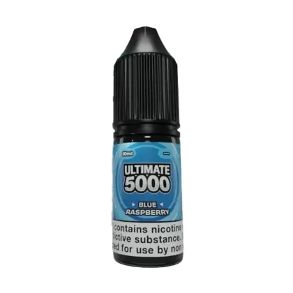 Blue Raspberry Saltnic vape Juice by Ultimate 5000 - 10 Pack - Strength 20mg