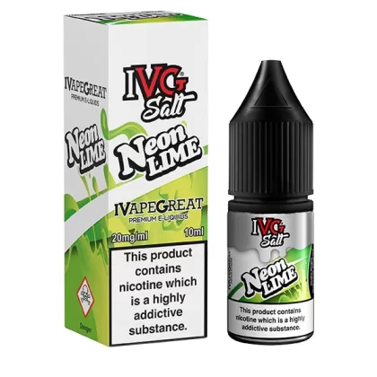 IVG Neon Lime Nic Salt E-Liquid - 20mg