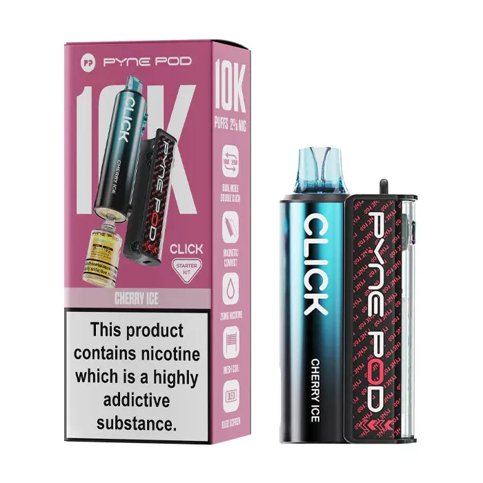 Box of 10 - Pyne Pod Click 10K Prefilled Pod Vape - Mango Passion Fruit - Image 3