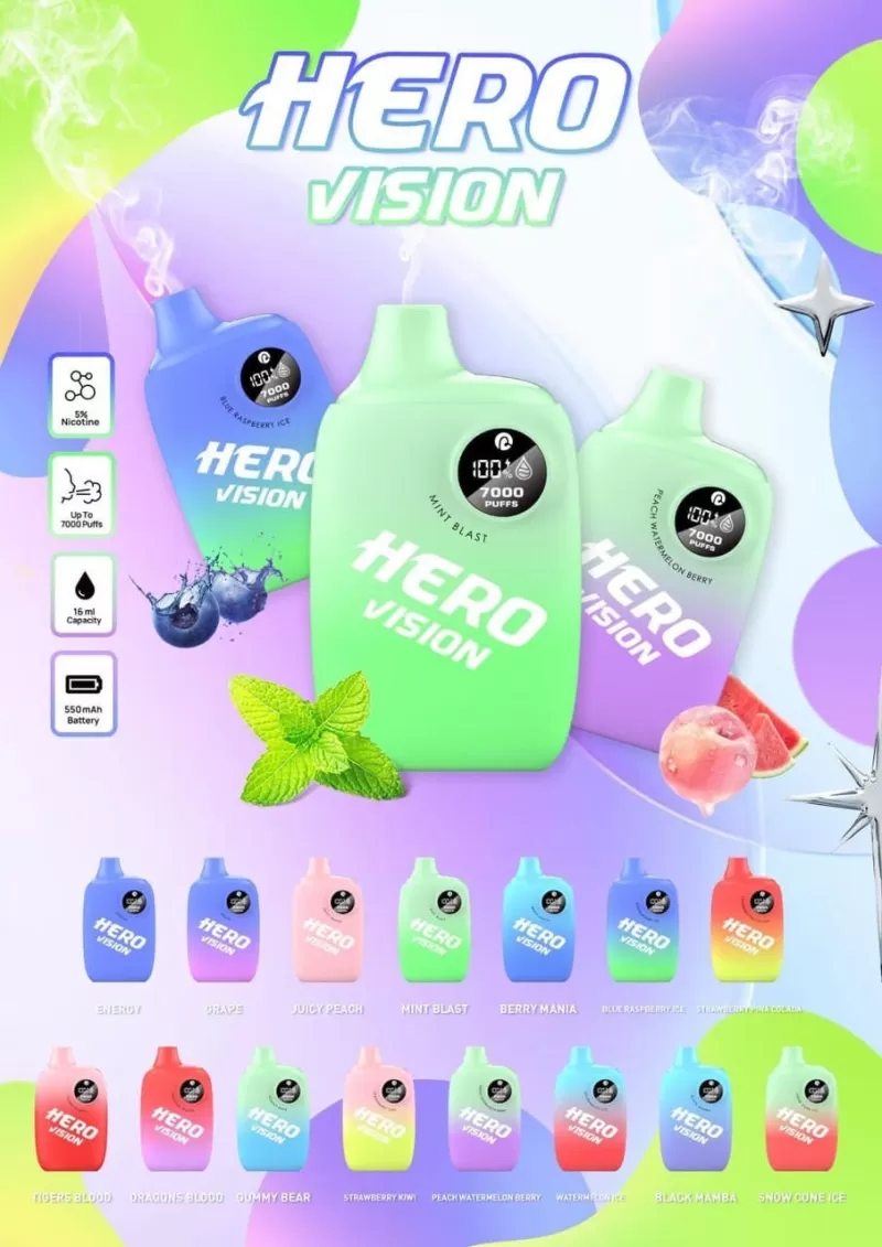 Hero Vision 7000 - Raspberry Jam (BLK Series) - Image 3