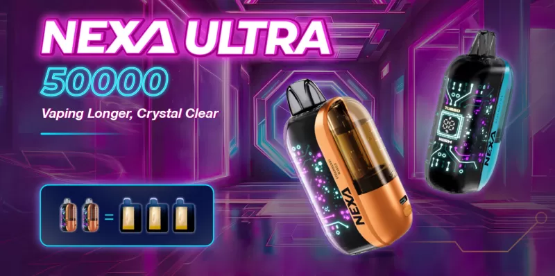 NEXA Ultra 50000 - Blue Razz Ice - Vapeciga - Image 3