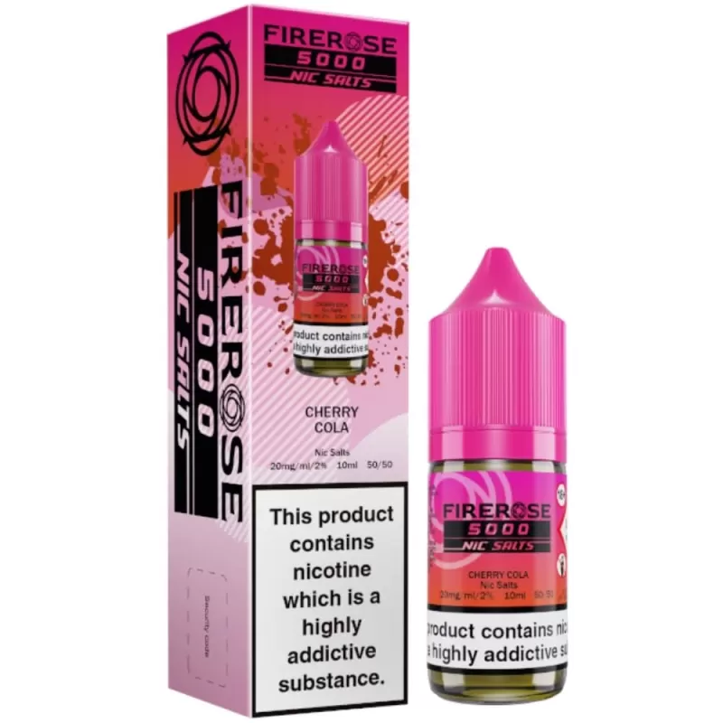 Cherry Cola Nic Salt E-Liquid Firerose 5000 by ELUX (10ml) - 20mg