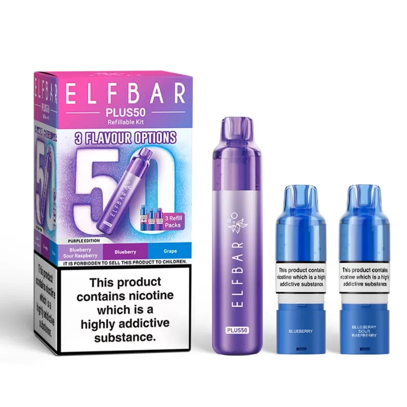 Elf Bar Plus 50 Prefilled Pod Vape Kit - Summer Edition - Image 3