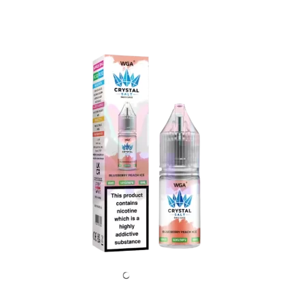 WGA Crystal Blueberry Peace Ice Nic Salt - 10 Pack