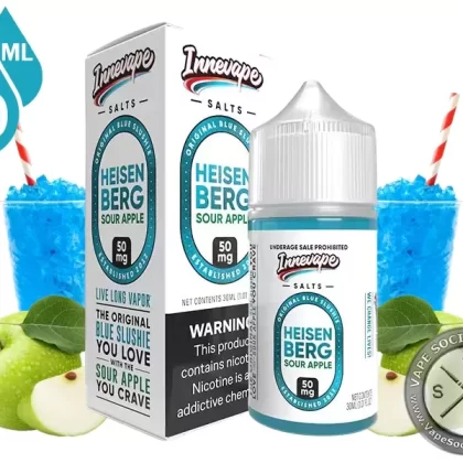 Heisenberg Sour Apple Innevape Salts 30ml - Vape Product, Vape Product