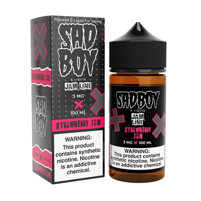 SADBOY E-Liquid - Strawberry Jam 100ML - Jam Line Series
