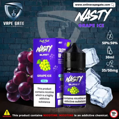 Grape Ice - Nasty Burst 30ml - 50 mg