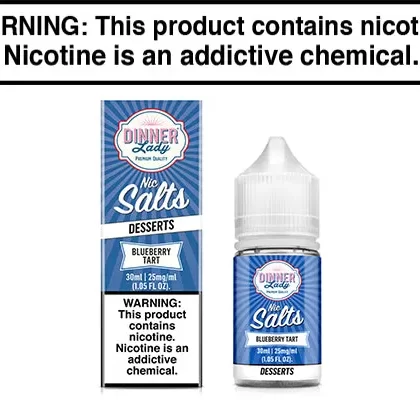 BLUBERRY TART BY DINNER LADY SALTS 30ML - Vapejuice