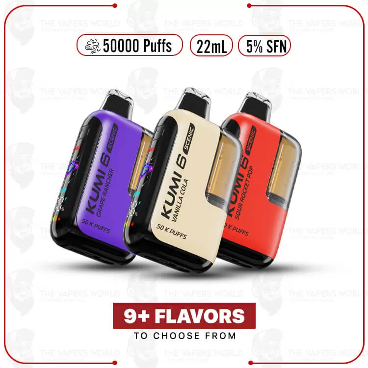 KUMI 6 Scenic 50K Puffs Disposable - Thevapersworld