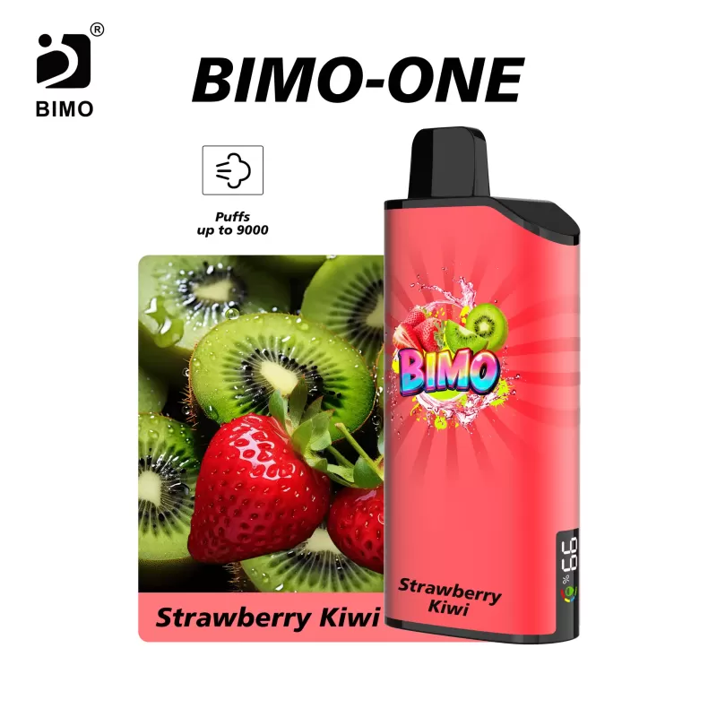 BIMO ONE 9000 Puffs – Strawberry Kiwi - Ozvapeone