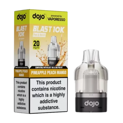 Pineapple Peach Mango Dojo Blast 10K Refill Pack - 20mg - Vape Product