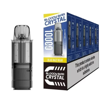 Bloody Bar Crystal 10K Prefilled Pods - Blue Cherry Cranberry
