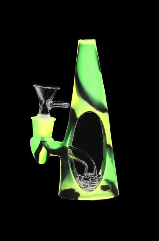 “Sili-Cone” Glass Cone Water Pipe with Silicone Shell - Ejuicewarehouse