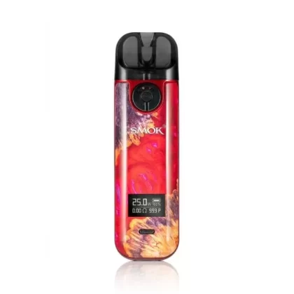 Smok Novo 4 Pod Vape Kit - Colour#Fluid Rainbow>Black Armour>White Armour>Rasta Green Armour>Blue & Grey Armour>Red & Grey Armour>Fluid Black Grey>Rainbow Armour>Leather Black>Leather Blue>L