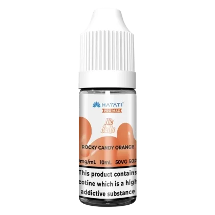 Hayati Pro Max Rocky Candy Orange Nic Salt Vape Juice - Strength#10mg>20mg