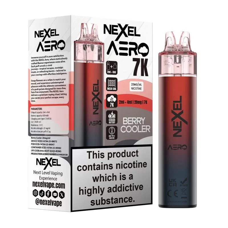 Nexel Aero 7K Prefilled Pod Kit - Pineapple Ice