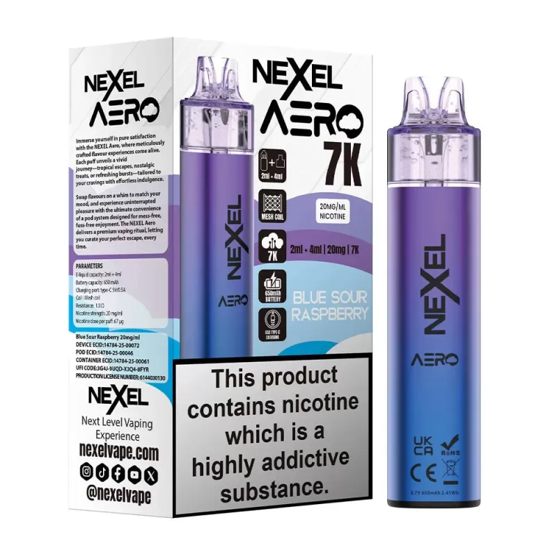 Nexel Aero 7K Prefilled Pod Kit - Pineapple Ice - Image 3