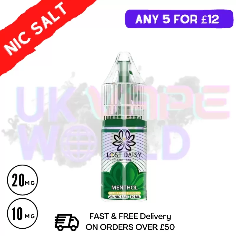 Menthol LOST Daisy Nic Salt 10ML eLiquid