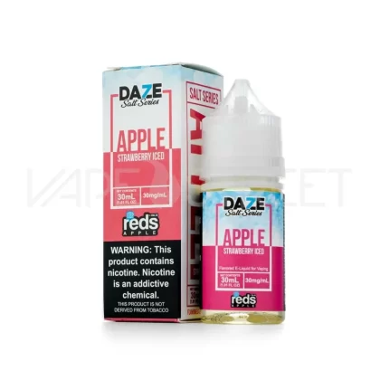 7 Daze Reds Salt Series Strawberry Iced (30ml)