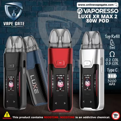 VAPORESSO LUXE XR MAX 2 80W POD SYSTEM 3200mAh - Red
