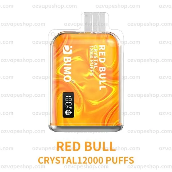 BIMO Crystal 12k Puffs- Red Bull - Ozvapeone (9CB3AE)