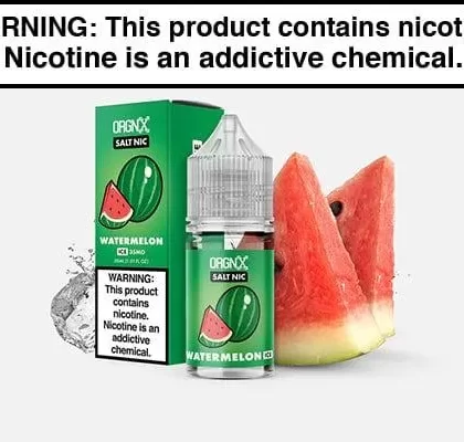 WATERMELON ICE BY ORGNX SALT 30ML - Vapejuice