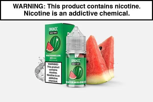 WATERMELON ICE BY ORGNX SALT 30ML - Vapejuice