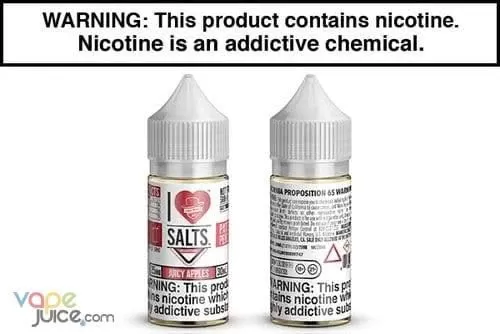 JUICY APPLES BY I LOVE SALTS 30ML - Vapejuice