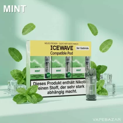 ICEWAVE Pod – Mint – 3er Pack