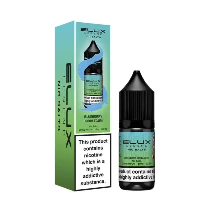 Blueberry Bubblegum Elux Legend 10ml Nic Salt E Liquid