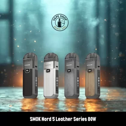 SMOK Nord 5 Leather Series 80W Pod System kit In Dubai - Black, Brown (A0FCFB)