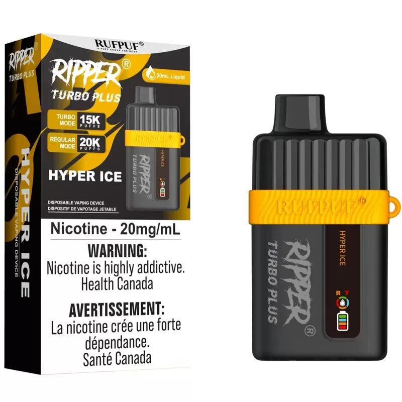RIPPER TURBO PLUS Disposable Vape – Hyper Ice