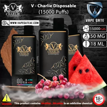 VICIG Charlie Disposable Pod Device (15000 Puffs) - Red Wine / 50 mg