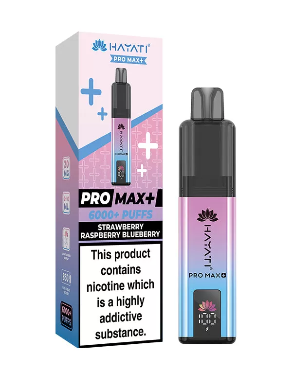 Hayati Pro Max+ 6000 Puffs Prefilled Pod Kit - Strawberry Watermelon - Image 2