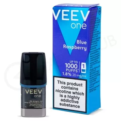 Blue Raspberry Veev One Single Prefilled Pod