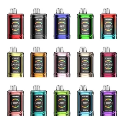 SMOK Spaceman Prism 20K Disposable Vape - Apple Kiwi Ice, Blue Razz Ice