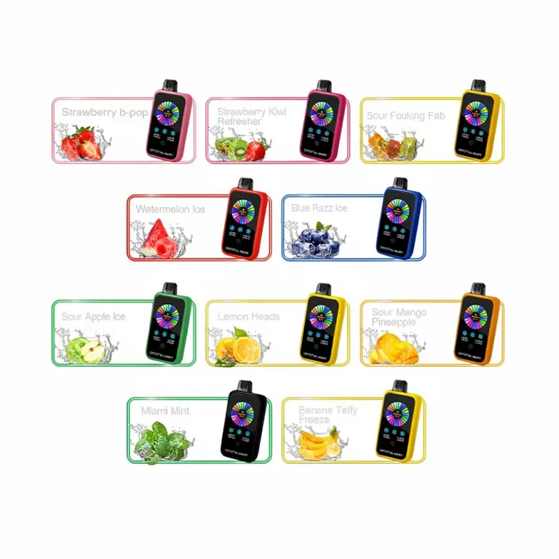 Crystal Mary Groove 50K Vape NIC&ICE Control - Blue Razz Ice, Miami Mint; 5-nicotine (5ED3C1) - Image 2