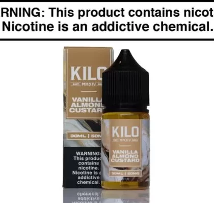 Vanilla Almond Custard by KILO Salt Nic 30ML - Vape Product, Vape Product (2A023F)
