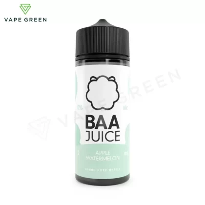 Apple Watermelon Shortfill E-Liquid by Baa Juice 100ml - Eliquidsupply
