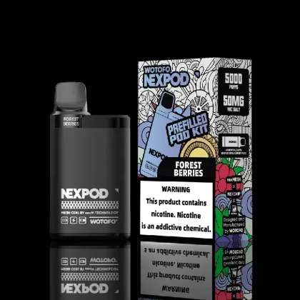 nexPOD Kit 50mg - Double Apple, Forest Berries; Vape Product