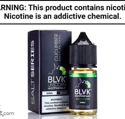 CUCUMBER BY BLVK UNICORN NICOTINE SALT 30ML - Vapejuice