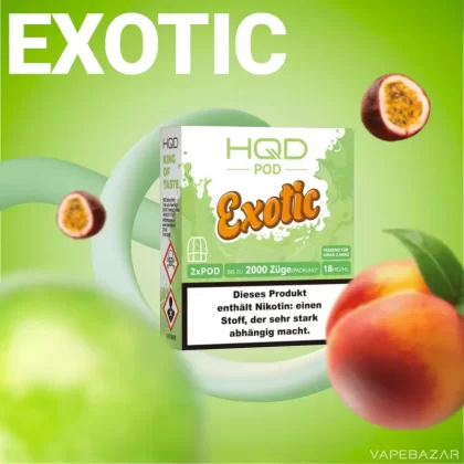 HQD Cirak 2 Pods – Exotic - HQD Cirak / Nein / 2ml / 18mg/ml