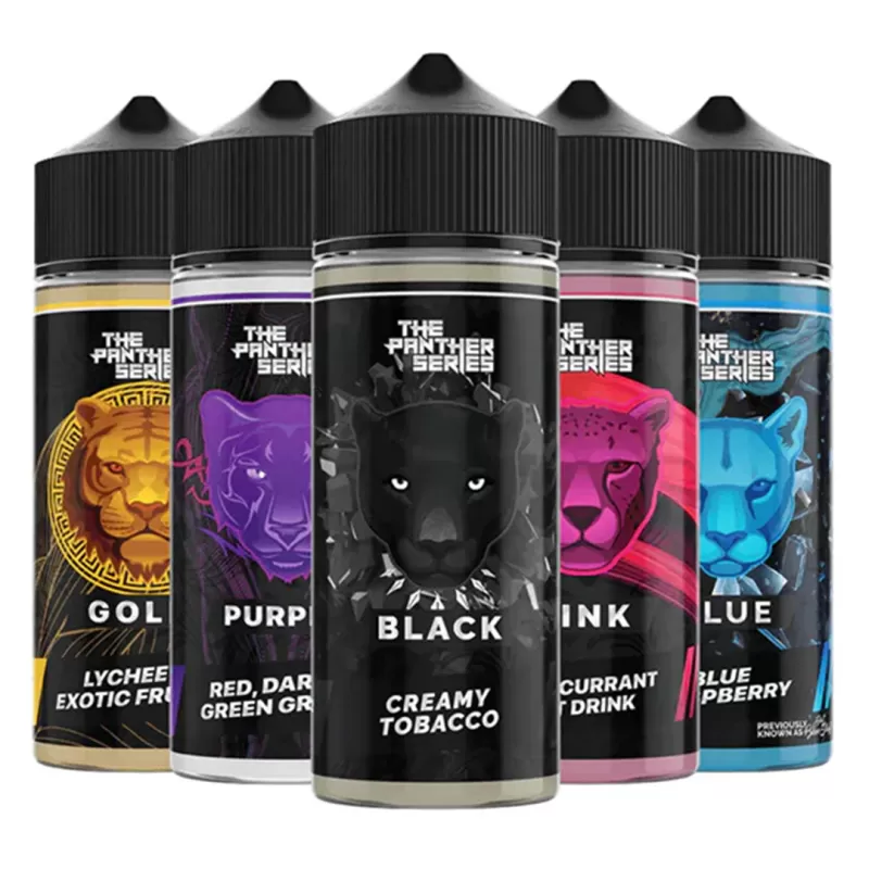 The Panther Series Shortfill e-liquid by Dr Vapes 100ml - Blue
