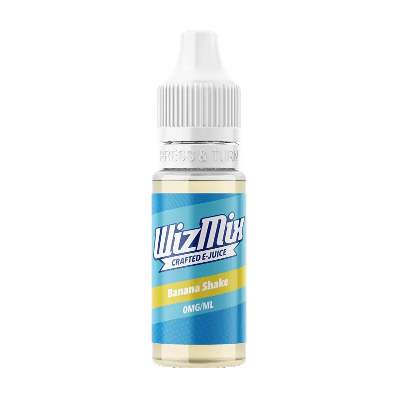 WizMix Banana Shake - 10ml - 3mg - Vape Product (B15810)