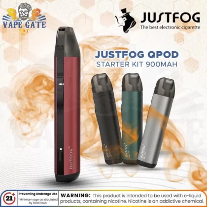 Justfog QPod Starter Kit 900mAh - Black
