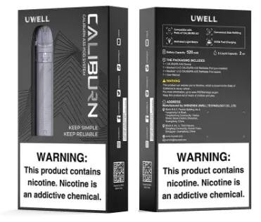 Uwell Caliburn A3S Pod Kit [16W] - Color#Midnight Black>Space Gray